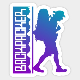 Backpacker Sticker